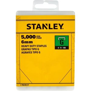 Stanley 1-TRA704-5TBT 6mm Staples - Heavy Duty Galvanized Steel Stanley 1-TRA704-5TBT 6mm Staples - Heavy Duty Galvanized Steel