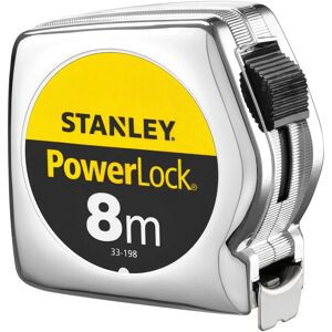 Stanley Powerlock 8m Steel Measuring Tape - Silver Stanley Powerlock 8m Steel Measuring Tape - Silver