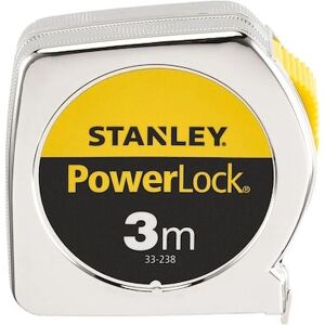 Mètre ruban Stanley 1-33-238 - 3m, ABS, Mylar, Argent/Jaune Mètre ruban Stanley 1-33-238 - 3m, ABS, Mylar, Argent/Jaune