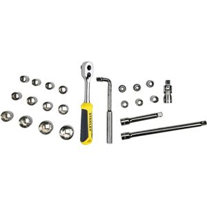 Stanley Transmodul Doppen Set - 23-delig, Metrisch, Ratchet Stanley Transmodul Doppen Set - 23-delig, Metrisch, Ratchet