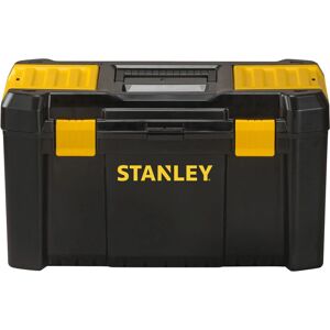 Stanley Essential 19in Toolbox - Durable Polypropylene, Black/Yellow Stanley Essential 19in Toolbox - Durable Polypropylene, Black/Yellow