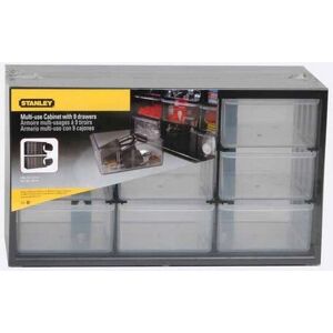 Stanley Storage Box - 9 Compartments - Black Stanley Storage Box - 9 Compartments - Black