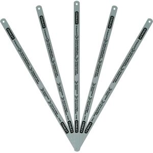 Stanley 0-15-842 Lâminas de serra flexíveis para metais - 5 unidades - 300mm - 24 dentes Stanley 0-15-842 Lâminas de serra flexíveis para metais - 5 unidades - 300mm - 24 dentes