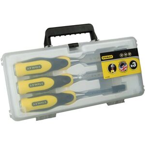 Stanley 2-16-883 Woodworking Chisels - Set of 3 Stanley 2-16-883 Woodworking Chisels - Set of 3