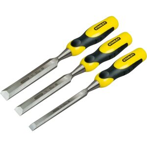 Stanley - Wood Chisels Set - Sizes: 10mm, 15mm, 20mm Stanley - Wood Chisels Set - Sizes: 10mm, 15mm, 20mm