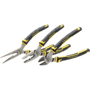 Stanley Pliers Set of 3 - Hook, Long Nose, Diagonal - Trade & Home Stanley Pliers Set of 3 - Hook, Long Nose, Diagonal - Trade & Home