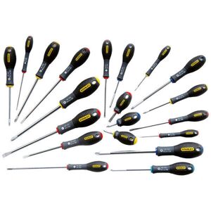 Stanley FatMax Screwdriver Set - 20 Pieces - High Torque, Soft Grip, Color-Coded Stanley FatMax Screwdriver Set - 20 Pieces - High Torque, Soft Grip, Color-Coded