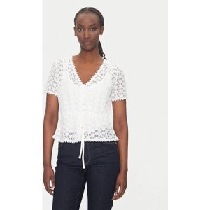 Morgan Elfenbein Spitzen-T-Shirt - T-Shirt Morgan Elfenbein Spitzen-T-Shirt - T-Shirt