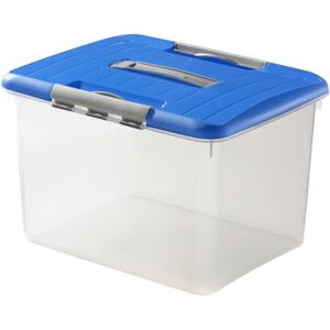 Curver - Boîte de rangement 30L avec poignée et couvercle - Publicité Curver - Boîte de rangement 30L avec poignée et couvercle - Publicité