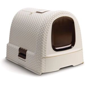 Litière pour chat Curver Bronze - Grande et Résistante - Publicité Litière pour chat Curver Bronze - Grande et Résistante - Publicité