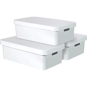 CURVER Infinity Storage Box White 3pcs 30L CURVER Infinity Storage Box White 3pcs 30L