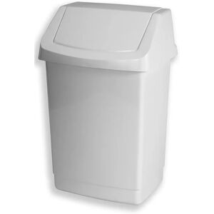 Curver White 50L Tilting Waste Bin - Waste Bin Curver White 50L Tilting Waste Bin - Waste Bin