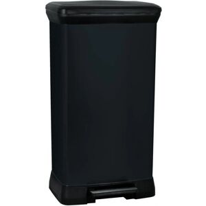 Curver Deco -roskakori 50L - Musta Curver Deco -roskakori 50L - Musta