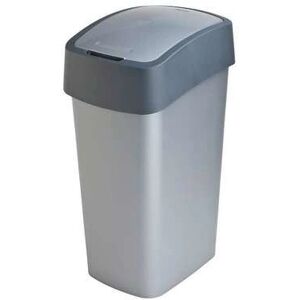 Curver Szürke 50L Téglalap alakú Flip Bin - Szemetes Curver Szürke 50L Téglalap alakú Flip Bin - Szemetes