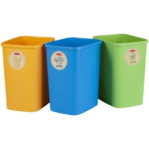 Curver Eco Waste Bin Set 3x25L Curver Eco Waste Bin Set 3x25L