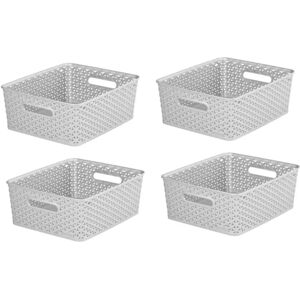 Curver Model 232282 - Grey Storage Basket Curver Model 232282 - Grey Storage Basket