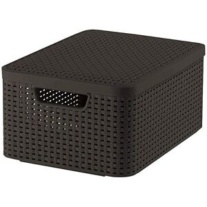 Curver Brand Model 205847 Rattan Storage Box Size M - Storage Box Curver Brand Model 205847 Rattan Storage Box Size M - Storage Box