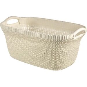 Corbeille à linge Curver Knit - 40 L - Beige Corbeille à linge Curver Knit - 40 L - Beige
