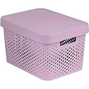 Conteneur Curver Rose 17L avec Couvercle - Publicité Conteneur Curver Rose 17L avec Couvercle - Publicité