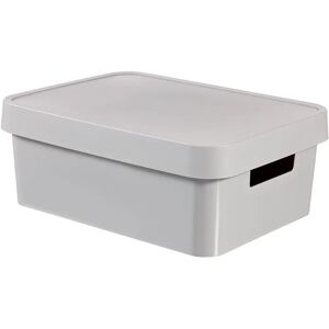 Curver 11L Storage Bin with Lid - Gray Curver 11L Storage Bin with Lid - Gray