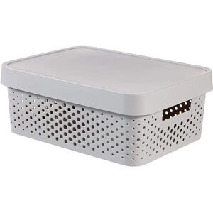 Curver Storage Container with Lid - 11L Grey Curver Storage Container with Lid - 11L Grey