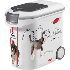 Conteneur à nourriture pour chien Curver - 35L, Blanc/Gris - Publicité Conteneur à nourriture pour chien Curver - 35L, Blanc/Gris - Publicité