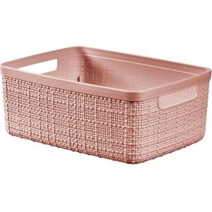 Panier de rangement rose Curver - Multifonctionnel, Empilable, Écologique - Publicité Panier de rangement rose Curver - Multifonctionnel, Empilable, Écologique - Publicité