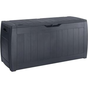 Keter Hollywood Garden Storage Box - 270L Graphite Keter Hollywood Garden Storage Box - 270L Graphite