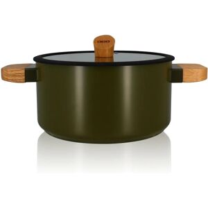 Ogo Living Ector 24cm Ustensiles de cuisson en aluminium pour induction - Vert - Publicité Ogo Living Ector 24cm Ustensiles de cuisson en aluminium pour induction - Vert - Publicité