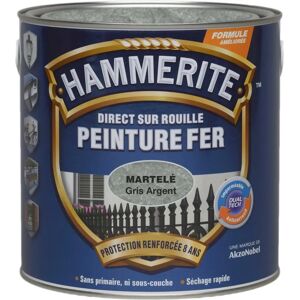 Peinture antirouille Hammerite 2,5L Argent - Peinture - Publicité Peinture antirouille Hammerite 2,5L Argent - Peinture - Publicité