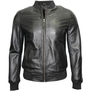 Infinity Leather Modèle M Veste bombers noire - Veste bombers - Publicité Infinity Leather Modèle M Veste bombers noire - Veste bombers - Publicité