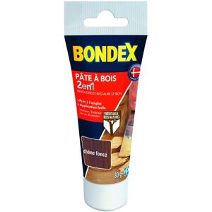 Bondex Mastic pour Bois - Intérieur/Extérieur Séchage Rapide - 80g - Publicité Bondex Mastic pour Bois - Intérieur/Extérieur Séchage Rapide - 80g - Publicité