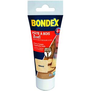 BONDEX Pâte à Bois Naturelle - Réparer et Remplir - 80g - Publicité BONDEX Pâte à Bois Naturelle - Réparer et Remplir - 80g - Publicité