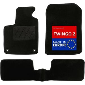 Tapetes DBS Twingo - Conjunto de 3, Sob medida, Durável Tapetes DBS Twingo - Conjunto de 3, Sob medida, Durável