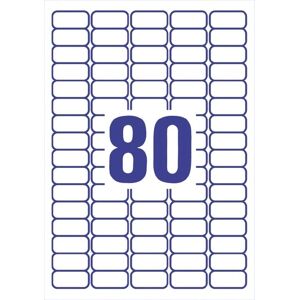 Avery L4732REV-25 Label - 35.6x16.9mm White - Printer Labels Avery L4732REV-25 Label - 35.6x16.9mm White - Printer Labels