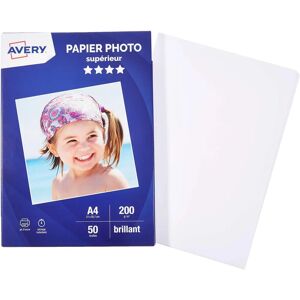 Avery A4 Fotópapír 50 Lap 200g/m² Avery A4 Fotópapír 50 Lap 200g/m²