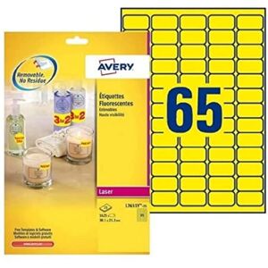 Avery White Mini Label Laser L7651 - Labels for Office & Barcode Avery White Mini Label Laser L7651 - Labels for Office & Barcode