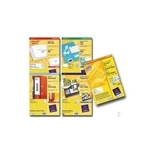 Étiquettes Laser Avery - 105x37mm - Blanc - 3200 pcs - Publicité Étiquettes Laser Avery - 105x37mm - Blanc - 3200 pcs - Publicité