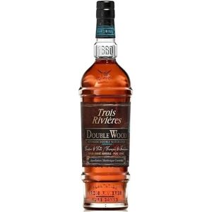 Trois Rivières Double Wood Rhum Ambre Agricole 43% 0,7l - Publicité Trois Rivières Double Wood Rhum Ambre Agricole 43% 0,7l - Publicité
