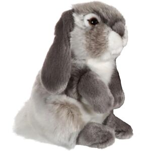 Gipsy Toys Lapin Gipsy - Peluche Doux - 18cm - Gris et Blanc - Publicité Gipsy Toys Lapin Gipsy - Peluche Doux - 18cm - Gris et Blanc - Publicité