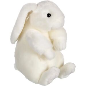 Gipsy 070364 - Conejo de peluche sentado - 22cm - Blanco - Para interior Gipsy 070364 - Conejo de peluche sentado - 22cm - Blanco - Para interior