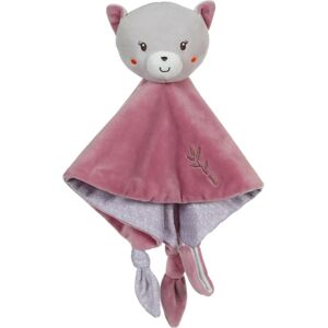 Gipsy Toys Carré Doudou Gatto di Bambù - 24 Cm Rosa e Grigio Gipsy Toys Carré Doudou Gatto di Bambù - 24 Cm Rosa e Grigio
