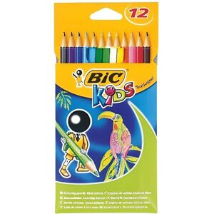 BIC Tropicolors Multicolour Crayons - 12 pcs BIC Tropicolors Multicolour Crayons - 12 pcs