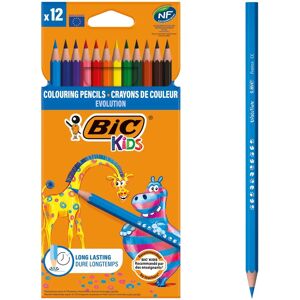 BIC Kids Evolution Multicolour Colored Pencils BIC Kids Evolution Multicolour Colored Pencils