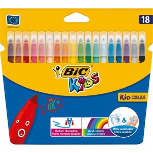 BIC Kid Couleur Felt Pens - Medium, 24 Colors BIC Kid Couleur Felt Pens - Medium, 24 Colors
