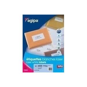 Agipa Etichette laser bianche 100 A4 70x42mm - 2100 pz Agipa Etichette laser bianche 100 A4 70x42mm - 2100 pz