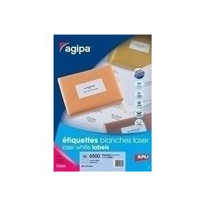 Agipa Laser Bianco 100 A4 Etichette Autoadesive - Etichette Agipa Laser Bianco 100 A4 Etichette Autoadesive - Etichette