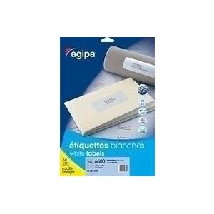 Agipa White Multipurpose 20 A4 50 x 80 self-adhesive label - Labels Agipa White Multipurpose 20 A4 50 x 80 self-adhesive label - Labels
