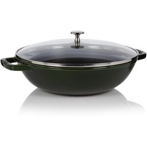 Staub 1312923 Frying Pan Wok - Cast Iron, 30cm, Black Staub 1312923 Frying Pan Wok - Cast Iron, 30cm, Black