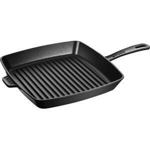 Staub Square Cast Iron American Grill - 26cm Black Staub Square Cast Iron American Grill - 26cm Black